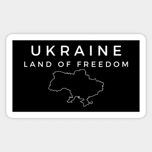 Ukraine Land of Freedom Magnet